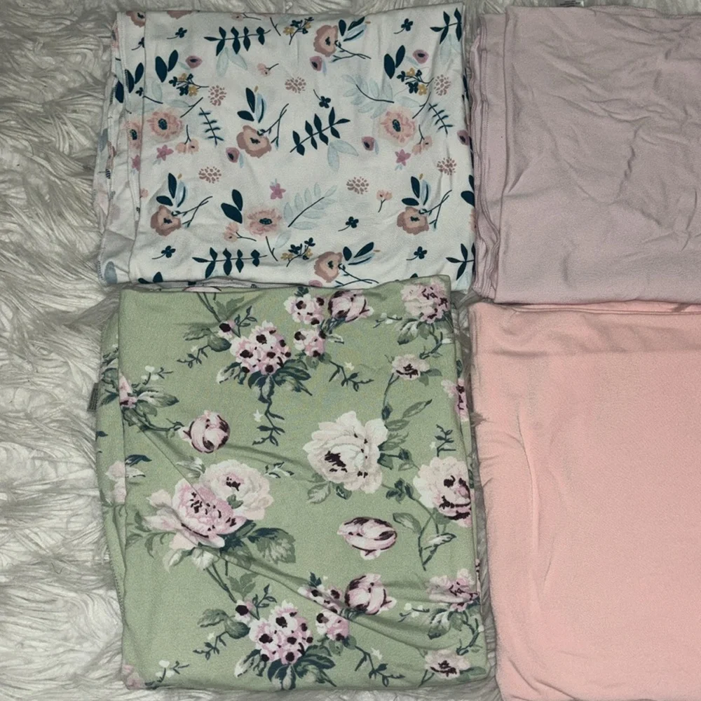 Modern baby girls baby swaddle super soft used for pictures only